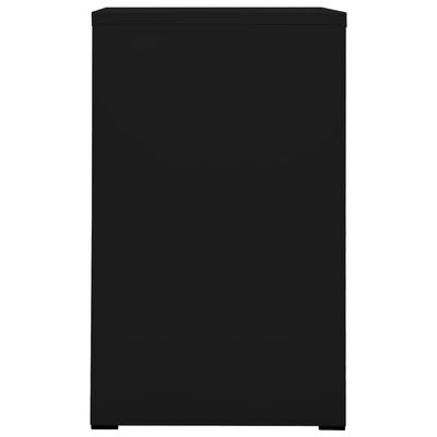 vidaXL Spintelė dokumentams, juodos spalvos, 46x62x102,5cm, plienas