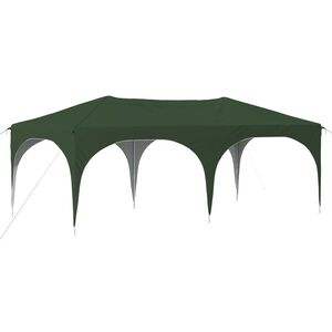 vidaXL Pop-up &scaron;ventinis palapinė Žalia 575 x 288 x 245 cm