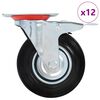 vidaXL Ratukai, 12vnt., sukami, 125mm