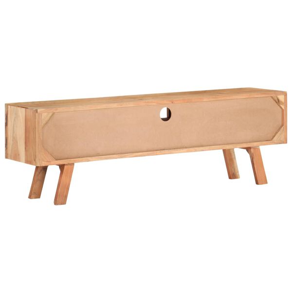 vidaXL Televizoriaus spintelė, 140x30x45cm, akacijos medienos masyvas