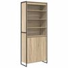 vidaXL Auk&scaron;ti spintelės Sonoma 79 x 36 x 200 cm Apdirbta mediena