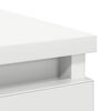 vidaXL &Scaron;oninė spintelė su stalčiumi, balta, 71x35x65 cm, mediena