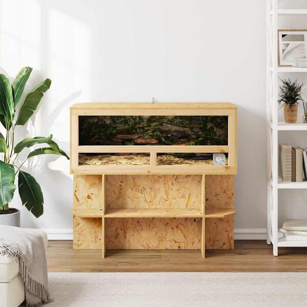 vidaXL Terariumas Ruda 100 x 40 x 90 cm OSB