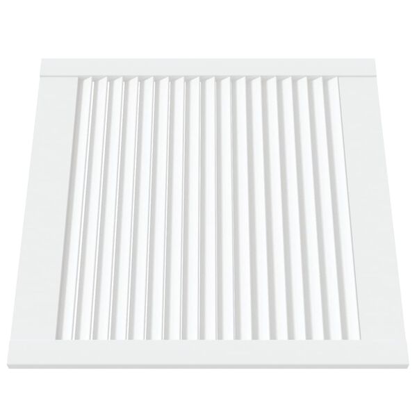 vidaXL Spintelės durelės, 4vnt., baltos, 61,5x59,4cm, pu&scaron;is