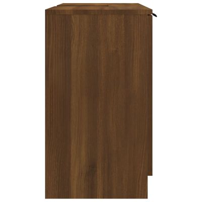 vidaXL Vonios spintelė, ruda ąžuolo, 64,5x33,5x59cm, mediena