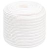 vidaXL Daugiafunkcinė buitinė virvė 16 mm 50 m Balta PP