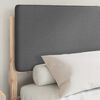 vidaXL Lovo rėmas su apmu&scaron;tu galvūgaliu Tamsiai pilka 160 x 200 cm