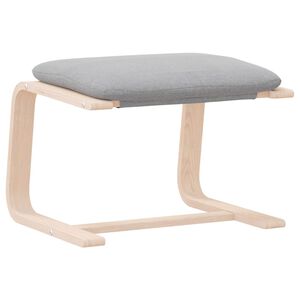 vidaXL Pakoja, &scaron;viesiai pilkos spalvos, 51x41x40cm, audinys