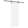vidaXL Slankios durys ORKDAL Balta 83 x 232 cm Pu&scaron;ies medienos masyvas
