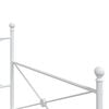 vidaXL Dieninė lova be čiužinio Balta 100x190 cm Plieninė
