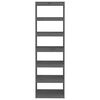 vidaXL Spintelė knygoms/kambario pertvara, pilka, 60x30x199,5cm, pušis