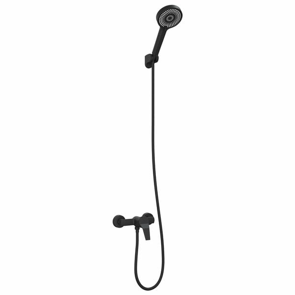 vidaXL Du&scaron;o galvutės rinkinys Juoda G 1 / 2 colių Žalvaris