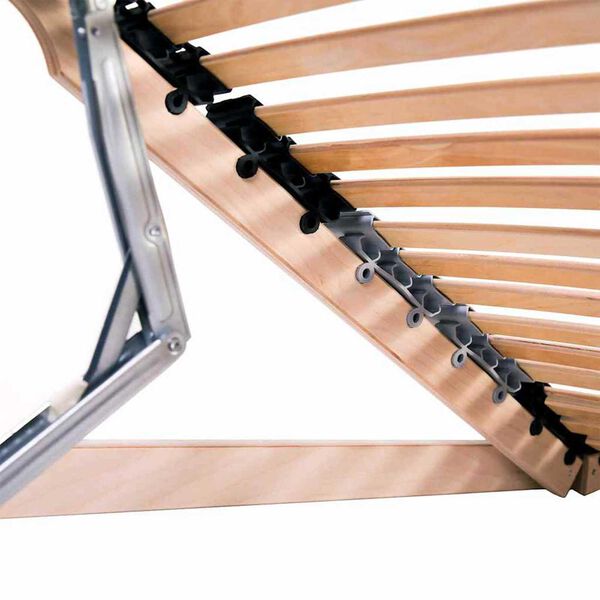 vidaXL Lamelinis lovos pagrindas Ruda 80 x 190 cm Kietas bukas medis