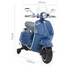 vidaXL Vaiki&scaron;kas elektrinis motoroleris Vespa GTS300, mėlynos spalvos
