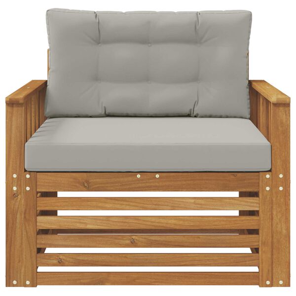 vidaXL Lauko sofos komplektas Tvirta akacijos mediena ir poliesteris