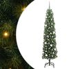 vidaXL Dirbtinė Kalėdų eglutė Žalia 180 cm PVC, plienas ir plastikas