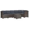 vidaXL 6-vietė Sodo Sofa Su Pagalvėlėmis Rataniniu I&scaron;vaizdu PP