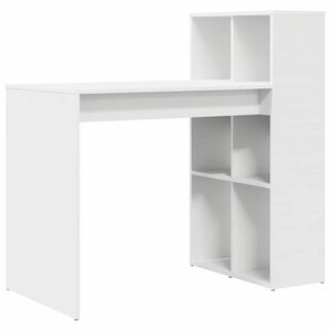 vidaXL Stalas Balta Apdirbta mediena 108 x 55 x 103.5 cm