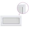 vidaXL Bendras lango vidinis atspalvis baltas RISOR 105 x 55 cm