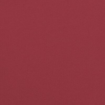 vidaXL Saulės gulto čiužinukas, raudonojo vyno, 186x58x3cm, audinys