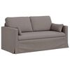 vidaXL Sofa 2 pcs Taupe 158 x 78 x 80 cm audinys