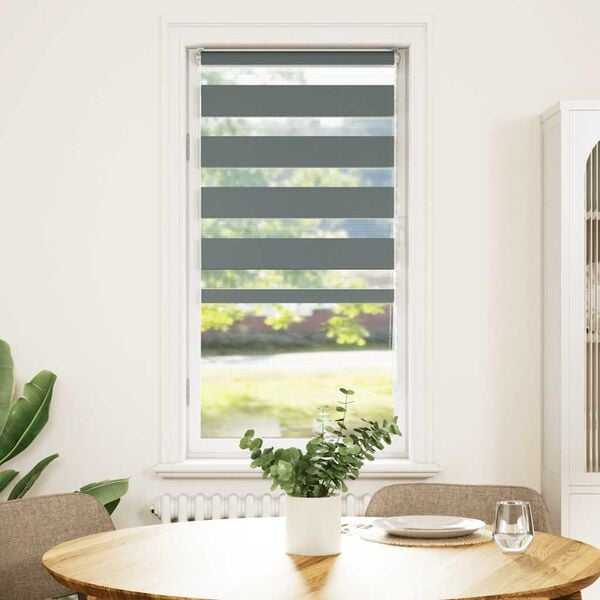 vidaXL zebrinės žaliuzės 65x150 cm audinio plotis 60,9 cm poliesteris