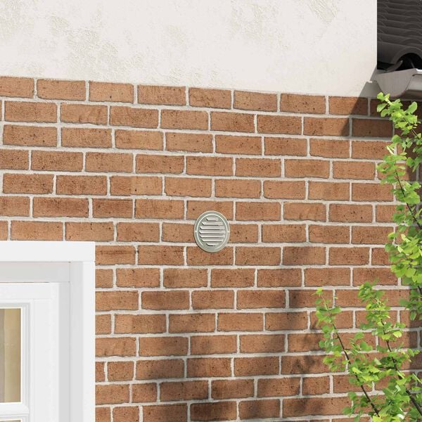 vidaXL Oro ventiliacijos dangčiai 4 pcs Sidabro 80 mm