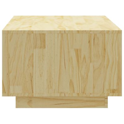 vidaXL Kavos staliukas, 110x50x33,5cm, pušies medienos masyvas