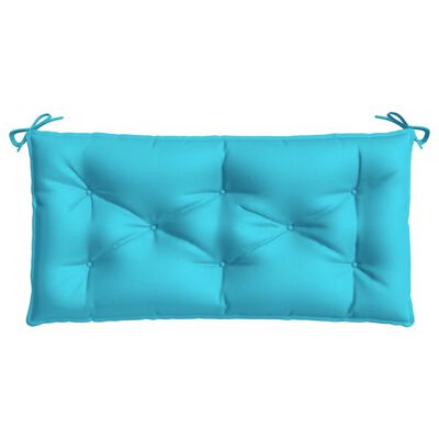 vidaXL Sodo suoliuko pagalvėlė, turkio spalvos, 100x50x7cm, audinys