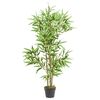 vidaXL Dirbtinis bambukas, žalios spalvos, 120cm, 552 lapai