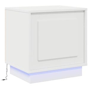 vidaXL &Scaron;alia lovos spintelė Balta 44 x 34,5 x 45 cm Apdirbta mediena