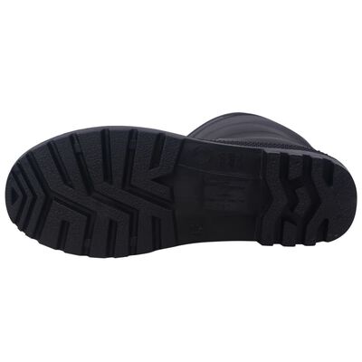 vidaXL Guminiai batai, juodi, dydis 40