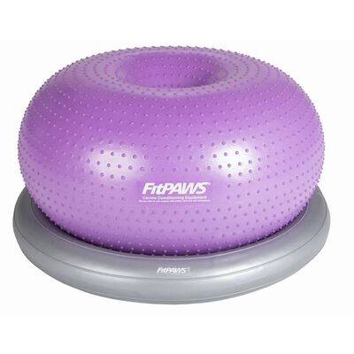 FitPAWS Balansinis kamuolys augintiniui TRAX Donut, violetinis, 55cm