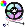 vidaXL LED juosta 12 vnt. Juoda ir permatoma Varis ir plastikas