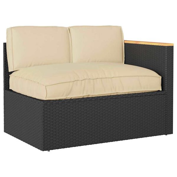 vidaXL Pagalvių komplektas 3 pcs Smėlio Oksfordo audinys