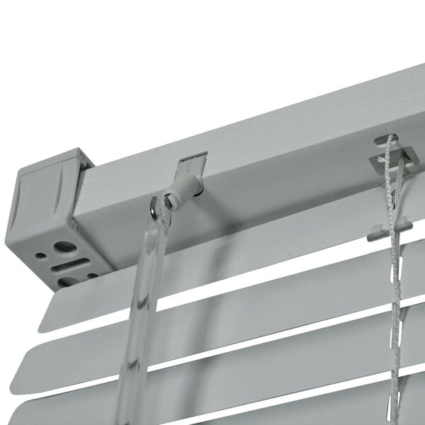 vidaXL Žaliuzės, aliuminis, 100 x 160 cm, sidabro spalvos