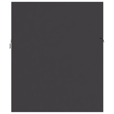 vidaXL Spintelė praustuvui, pilkos spalvos, 90x38,5x46cm, MDP