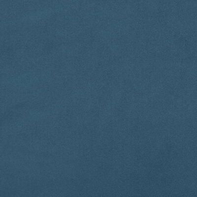 vidaXL Galvūgalis su auselėmis, tamsiai mėlynos,83x16x78/88cm, aksomas