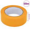 vidaXL Dažytojo maskavimo juostos 50 pcs Geltona 38mm x 50m Popierius