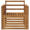 vidaXL Lauko sofos komplektas Natūrali 71 x 63 x 73 cm