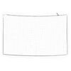 vidaXL Priekabos tinklas su elastine virve, baltas, 4x2,5m, PP