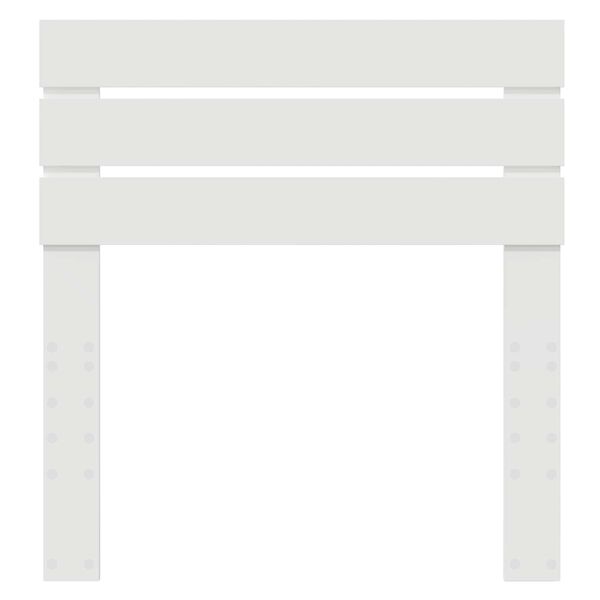 vidaXL Galvūgalis Balta 75 cm Apdirbta mediena