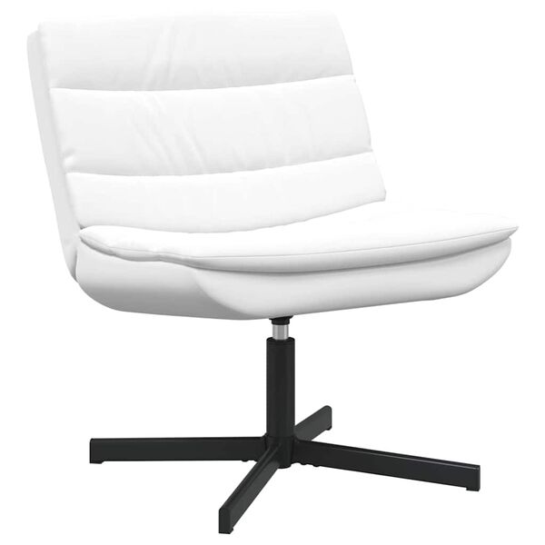 vidaXL Sukamasis krėslas Balta 63 x 75 x 76 cm PU