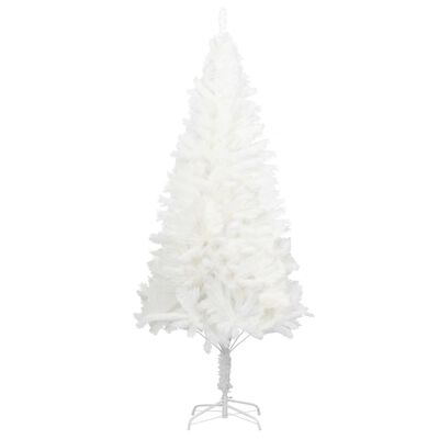 vidaXL Dirbtinė apšviesta Kalėdų eglutė, baltos spalvos, 120cm
