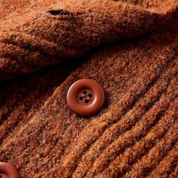 Vaiki&scaron;kas kardiganas, smėlio spalvos, megztas, 92 dydžio