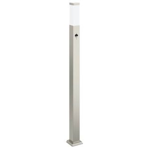 vidaXL Apsauginis &scaron;viestuvas su jutikliu, 110 cm, nerūdijantis plienas, IP44