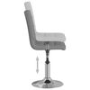 vidaXL Pasukamos valgomojo kėdės, 4vnt., &scaron;viesiai pilkos, audinys