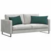 vidaXL Sofa Pagalvės 2 pcs Tamsiai žalia 80 x 40 cm audinys