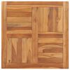 vidaXL Stalvir&scaron;is, 70x70x2,5cm, tikmedžio medienos masyvas