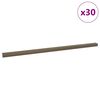 vidaXL Laiptų profiliai 30 pcs Ruda 67 x 3.5 x 3 cm Aliuminis